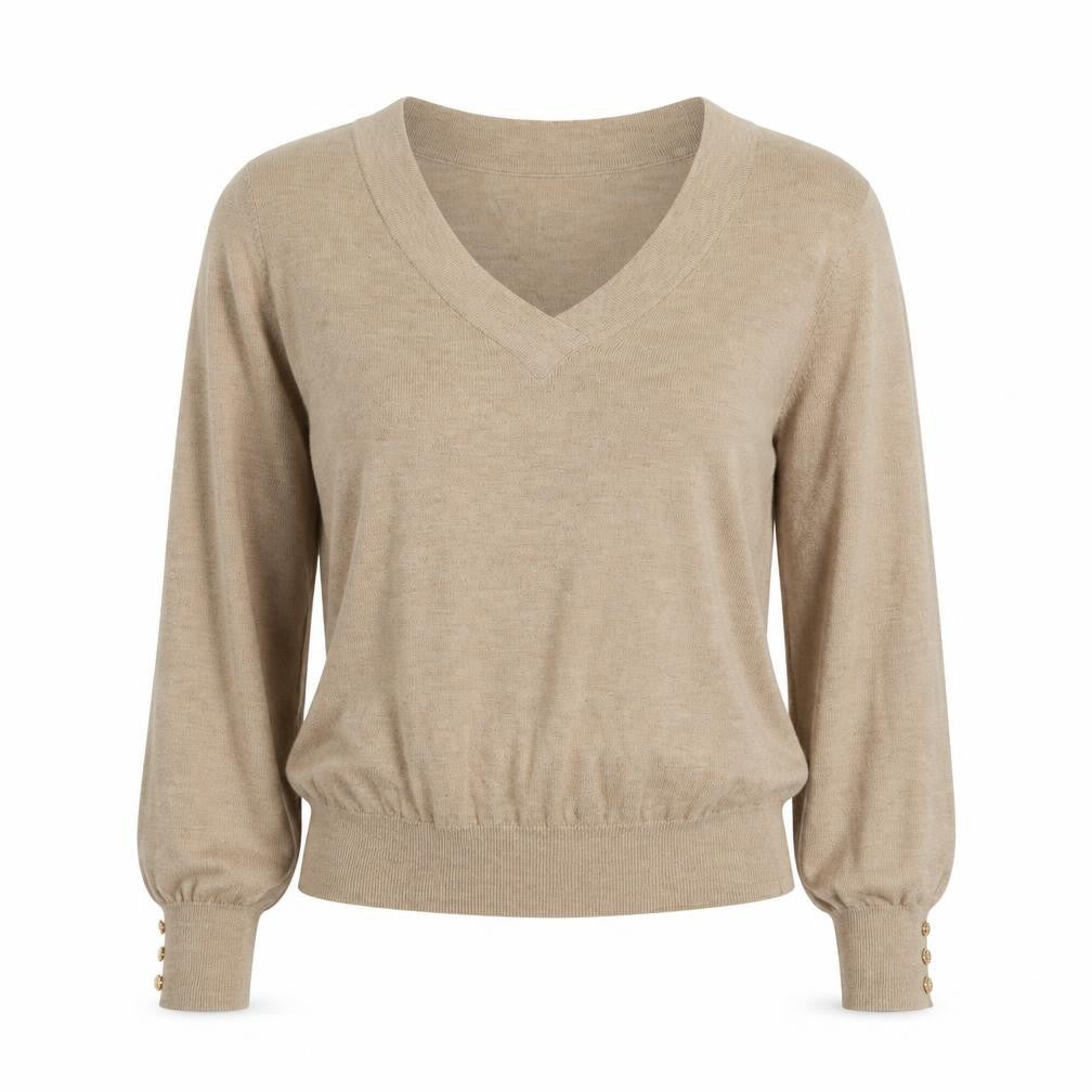 Womens UK Size 12 NEXT Beige Pullover Jumper