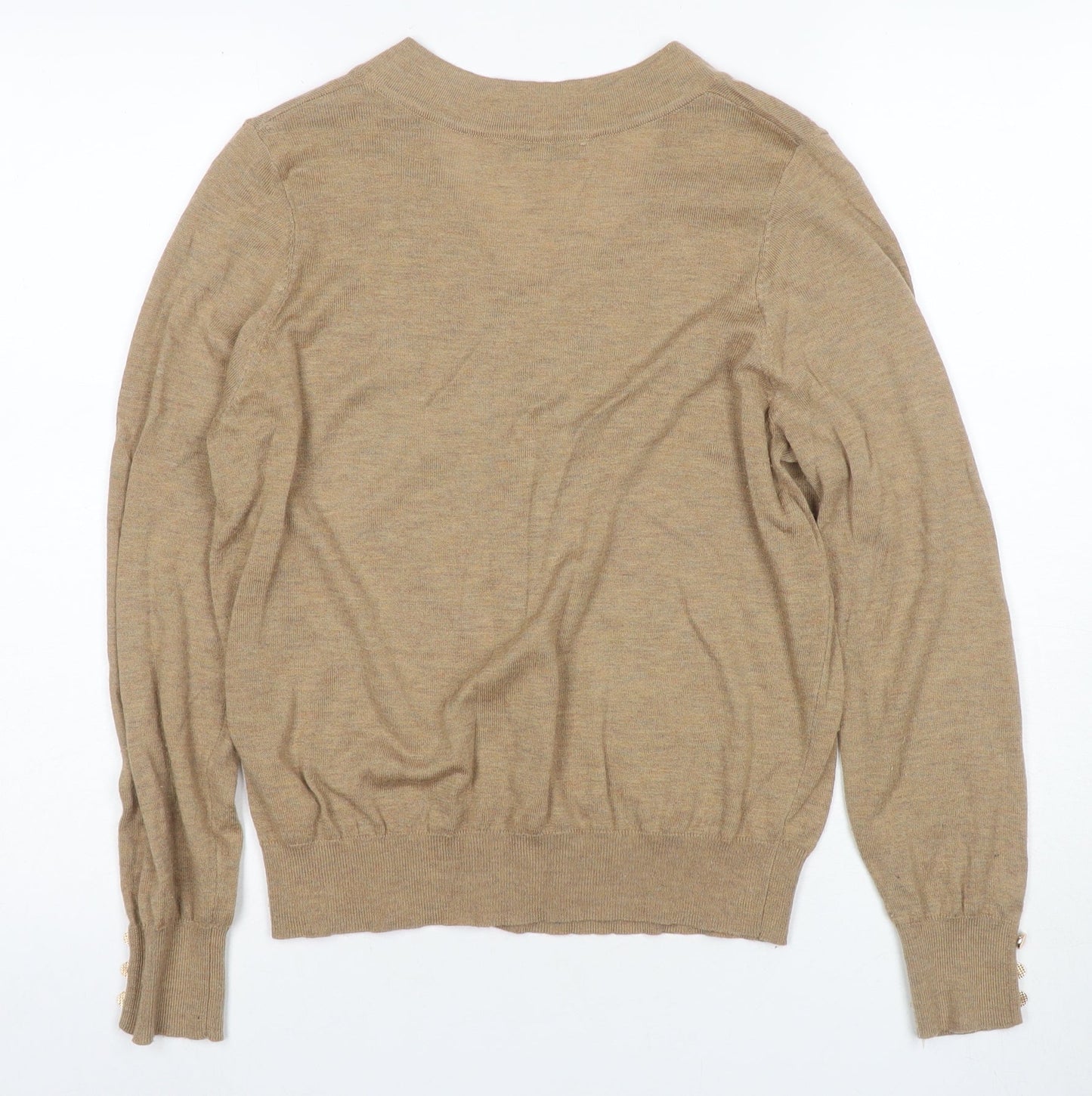 Womens UK Size 12 NEXT Beige Pullover Jumper
