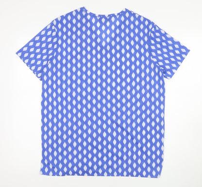 Womens UK Size 14 Marks and Spencer Blue  T-Shirt