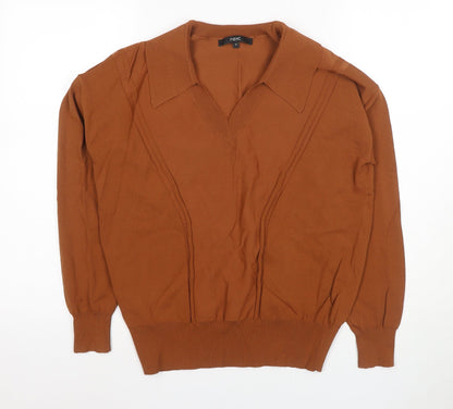 Womens UK Size Size:M NEXT Brown Pullover Jumper