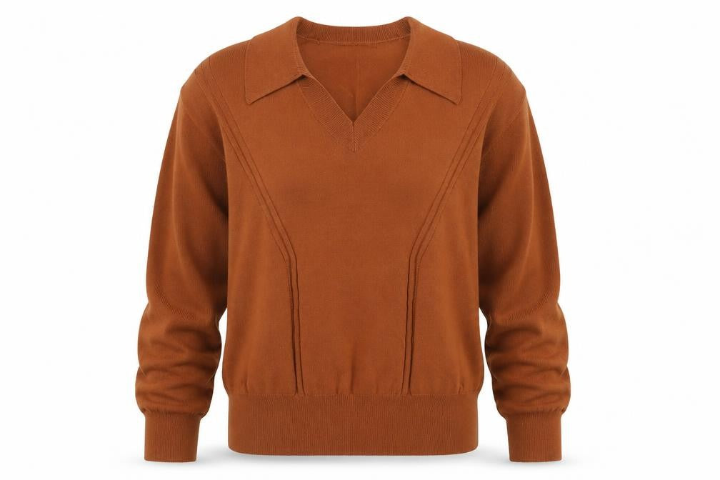 Womens UK Size Size:M NEXT Brown Pullover Jumper
