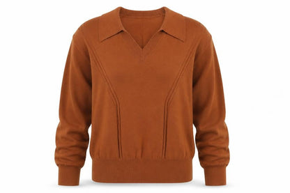 Womens UK Size Size:M NEXT Brown Pullover Jumper