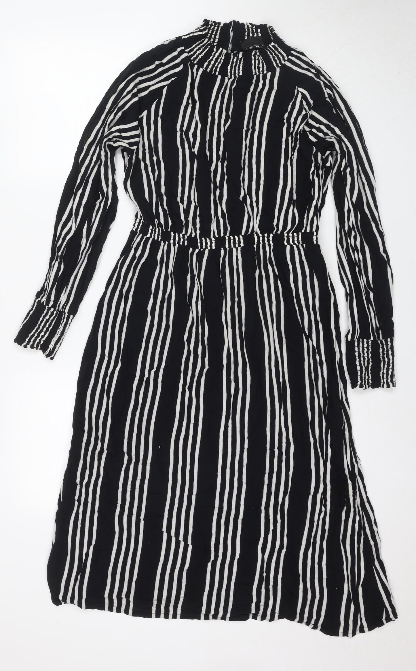Noisy May Women's Black Stripe Dress XL