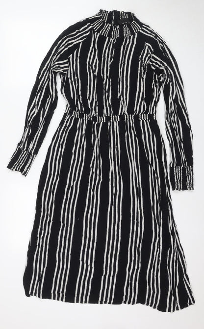 Noisy May Women's Black Stripe Dress XL