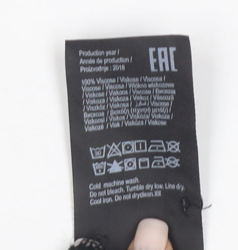 Noisy May Women's Black Stripe Dress XL