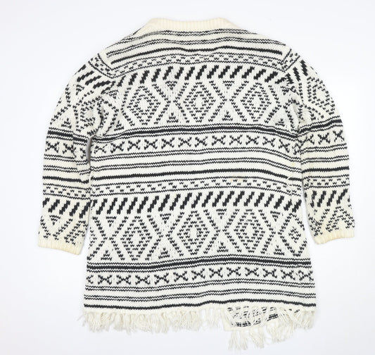 Womens UK Size S Noa Noa Multicoloured Cardigan Jumper