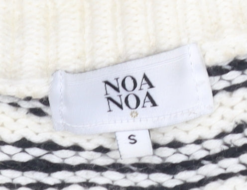 Womens UK Size S Noa Noa Multicoloured Cardigan Jumper