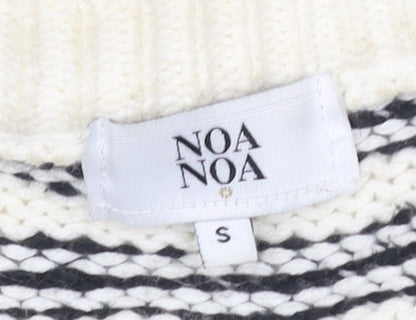 Womens UK Size S Noa Noa Multicoloured Cardigan Jumper