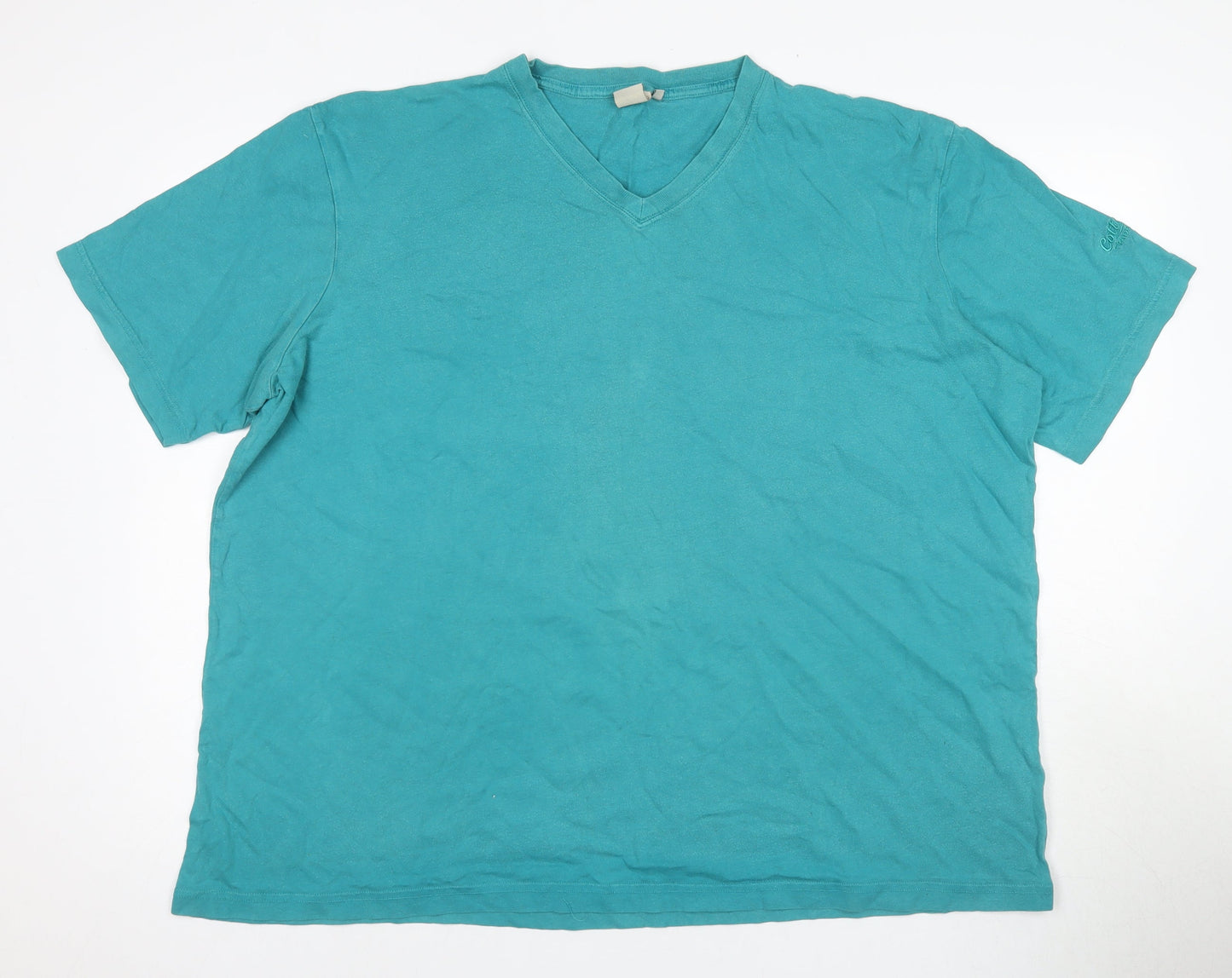 Mens UK Size 3XL Cotton Traders Blue  T-Shirt