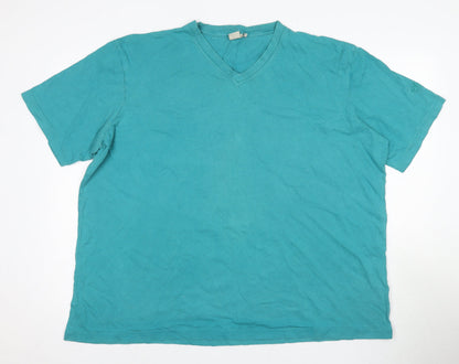 Mens UK Size 3XL Cotton Traders Blue  T-Shirt