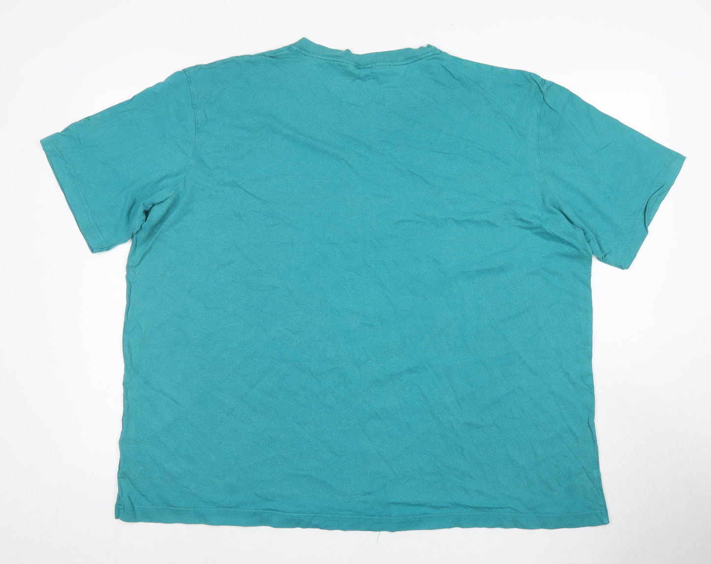Mens UK Size 3XL Cotton Traders Blue  T-Shirt
