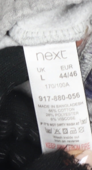 Next Women’s Grey Floral Pullover Sweatshirt Size L