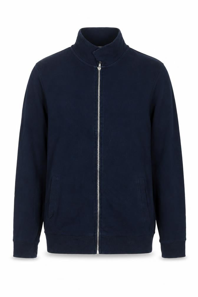 Mens UK Size M ASOS DESIGN Blue Full Zip Sweatshirt