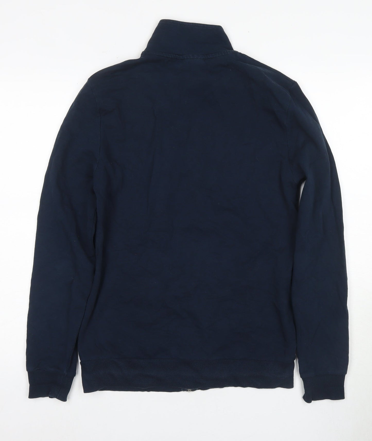 Mens UK Size M ASOS DESIGN Blue Full Zip Sweatshirt
