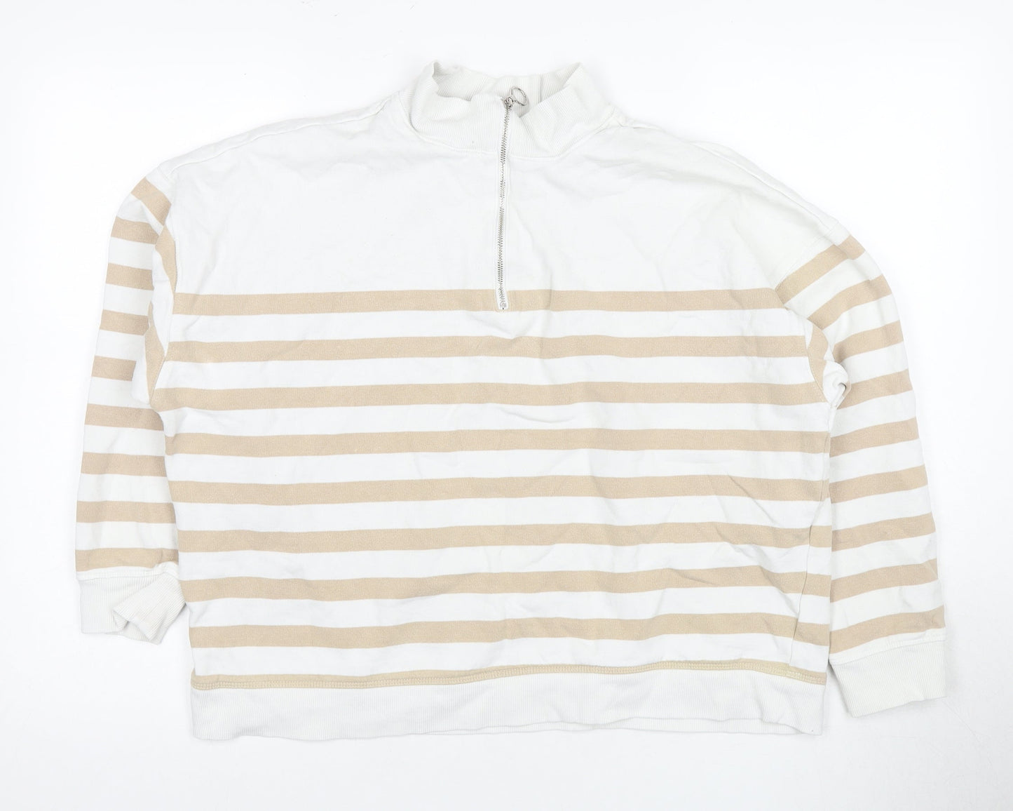 Womens UK Size 16 Marks and Spencer Ivory Pullover Sweatshirt