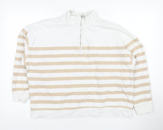 Womens UK Size 16 Marks and Spencer Ivory Pullover Sweatshirt