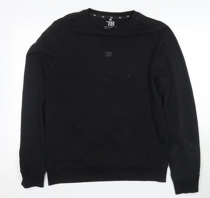 TB Men's Black Medium Pullover Sweatshirt