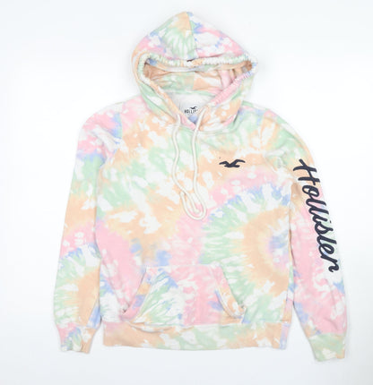 Hollister Women's XS Multicoloured Tie-Dye Pullover Hoodie