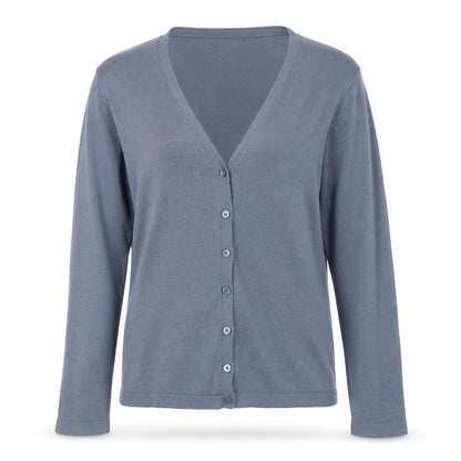 GAP Women's Blue Medium Cardigan with V-Neck