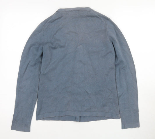 GAP Women's Blue Medium Cardigan with V-Neck