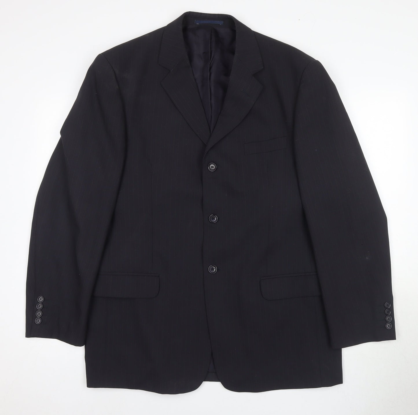 Mens UK Size 42 C&A Regular Black Suit Jacket