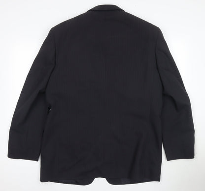 Mens UK Size 42 C&A Regular Black Suit Jacket