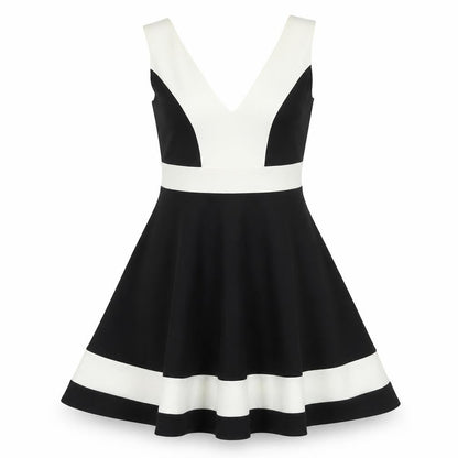 Lipsy Women's Black Fit & Flare Dress Size 8
