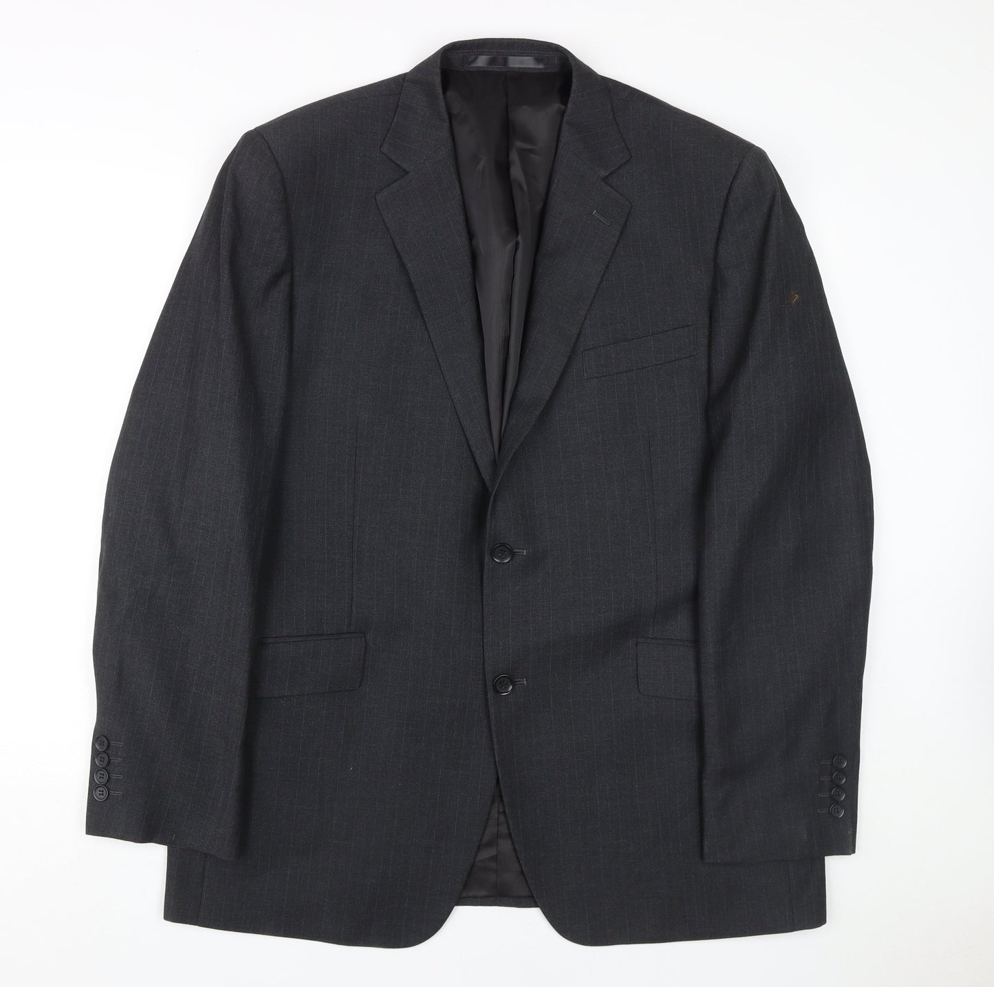 Mens UK Size 44 Dehavilland Regular Black Suit Jacket