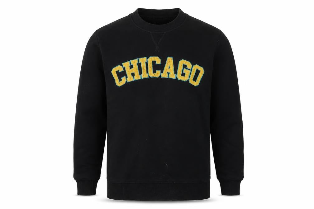 Mens UK Size M JACK & JONES Black Pullover Sweatshirt