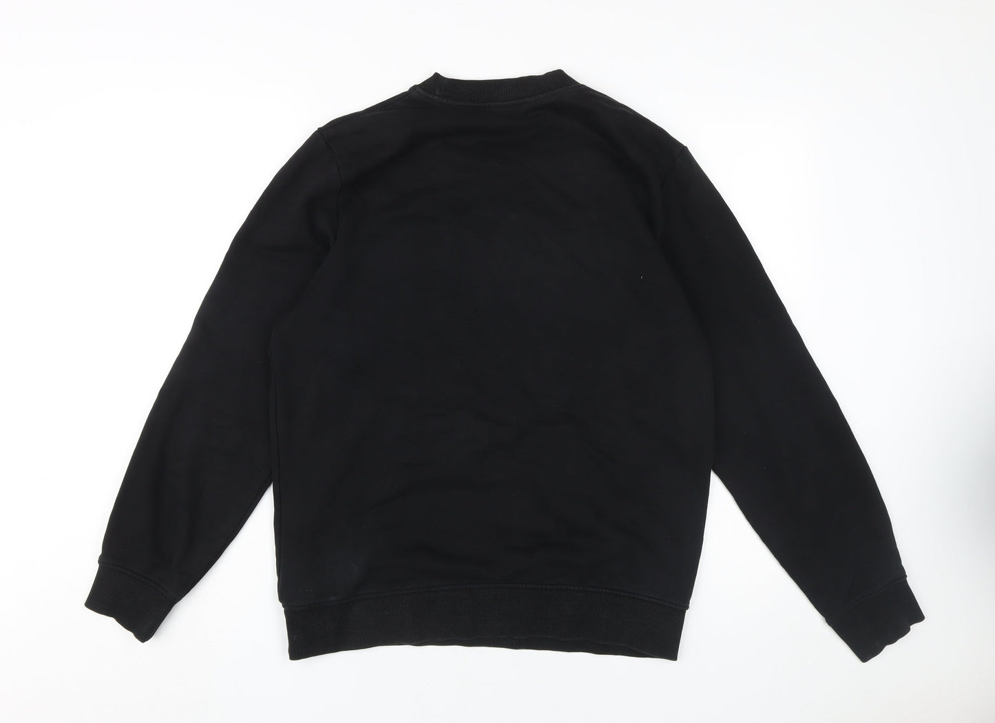 Mens UK Size M JACK & JONES Black Pullover Sweatshirt