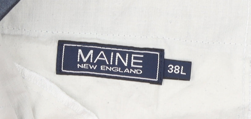 Maine New England Men's Blue Dress Trousers 38L