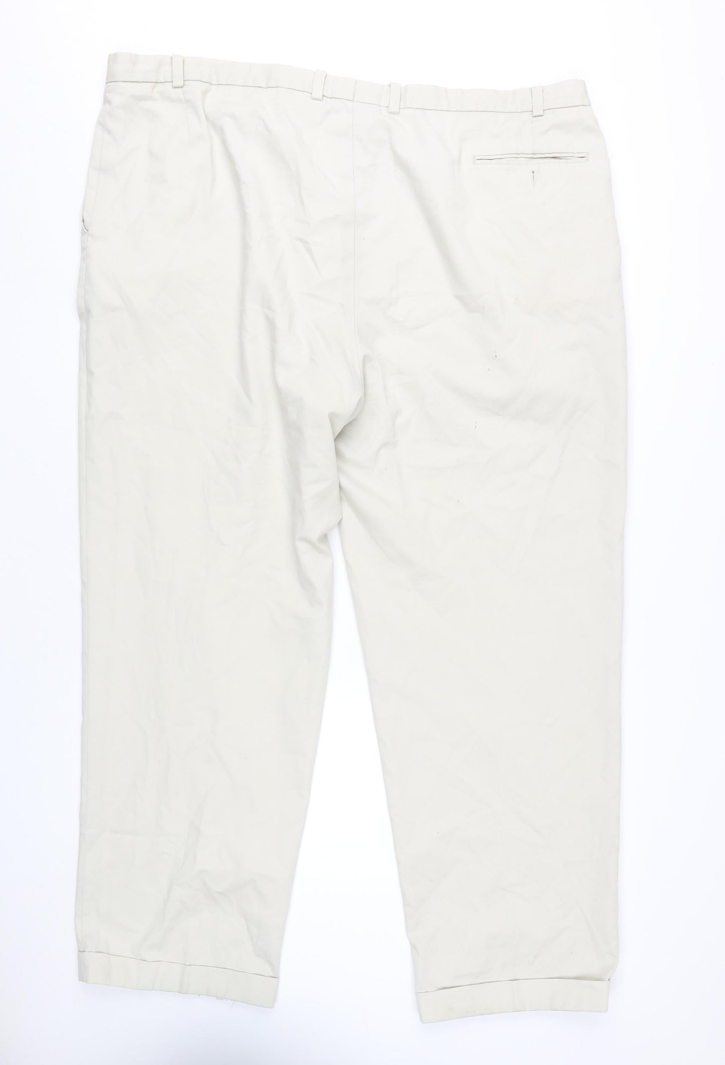 C&A Men's Beige Chino Trousers Size L