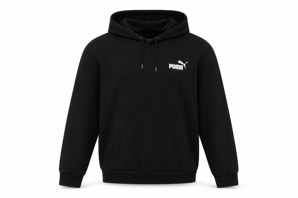 Mens UK Size S PUMA Black Pullover Hoodie
