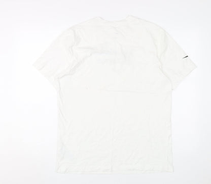 Nike Men’s White Logo T-Shirt M - Classic Style