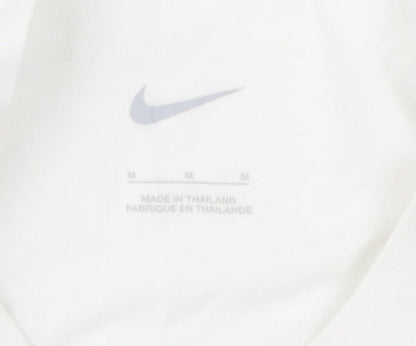Nike Men’s White Logo T-Shirt M - Classic Style