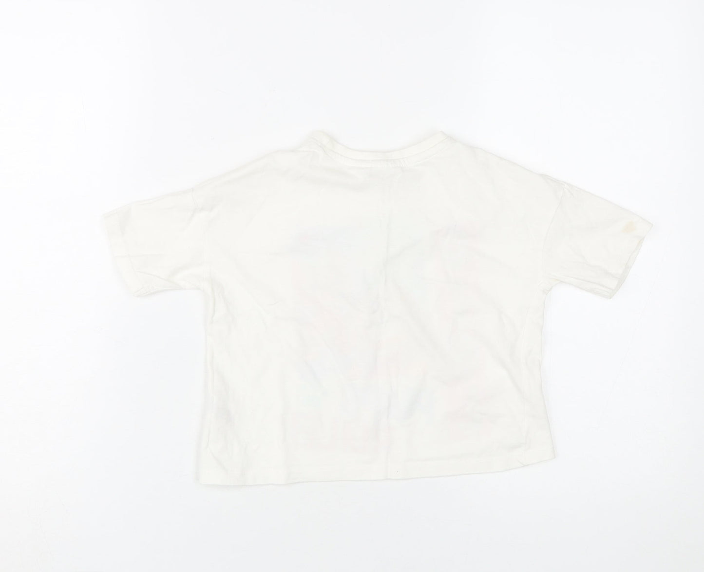 PAW Patrol Girls White T-Shirt 2-3 Years Graphic Print
