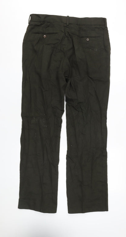 Gianni Versace Men’s Green Dress Pants Size 48