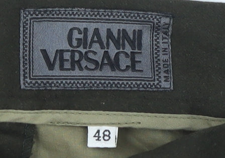 Gianni Versace Men’s Green Dress Pants Size 48