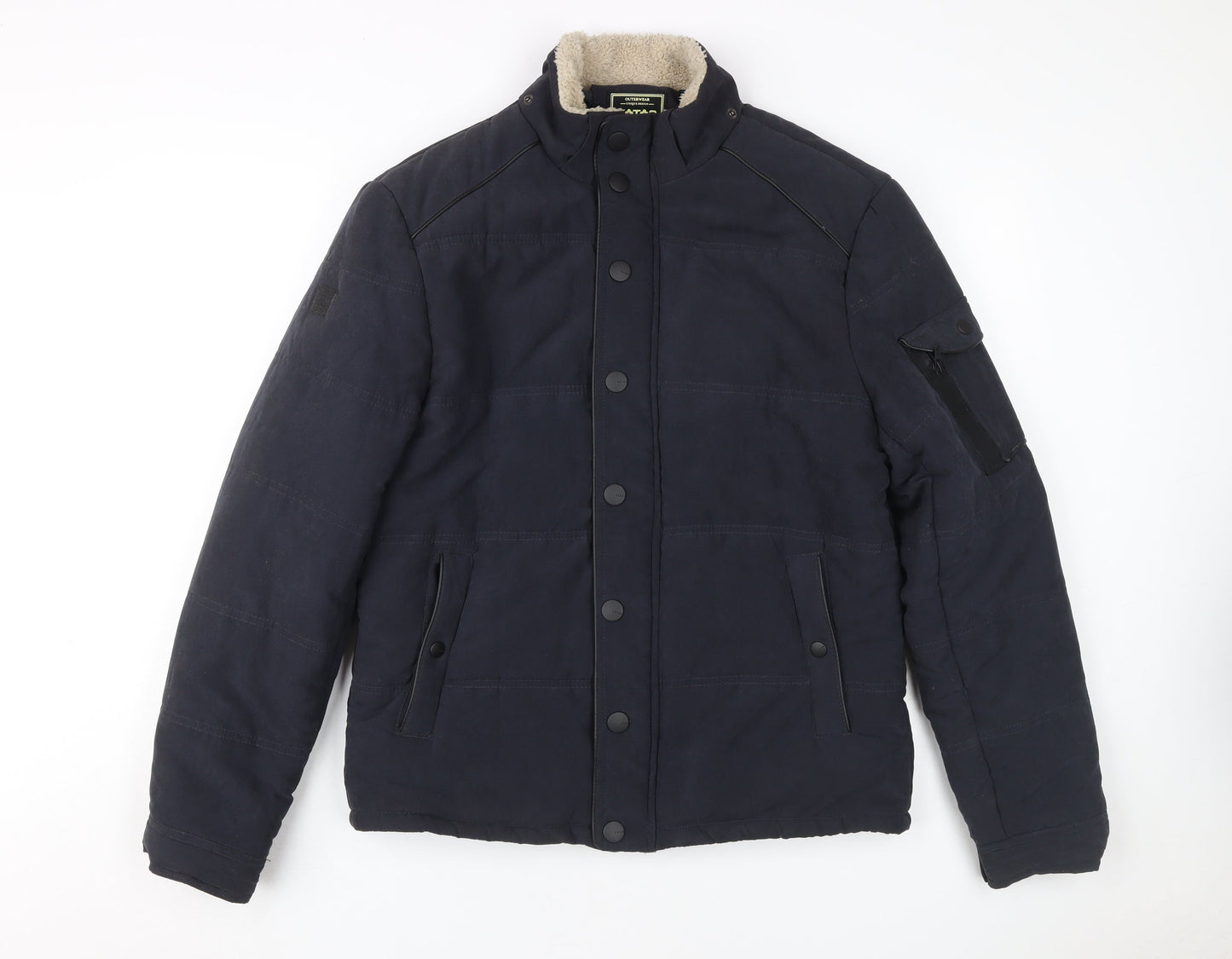 Mens UK Size M Koton Blue Puffer Jacket