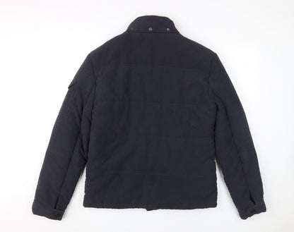 Mens UK Size M Koton Blue Puffer Jacket
