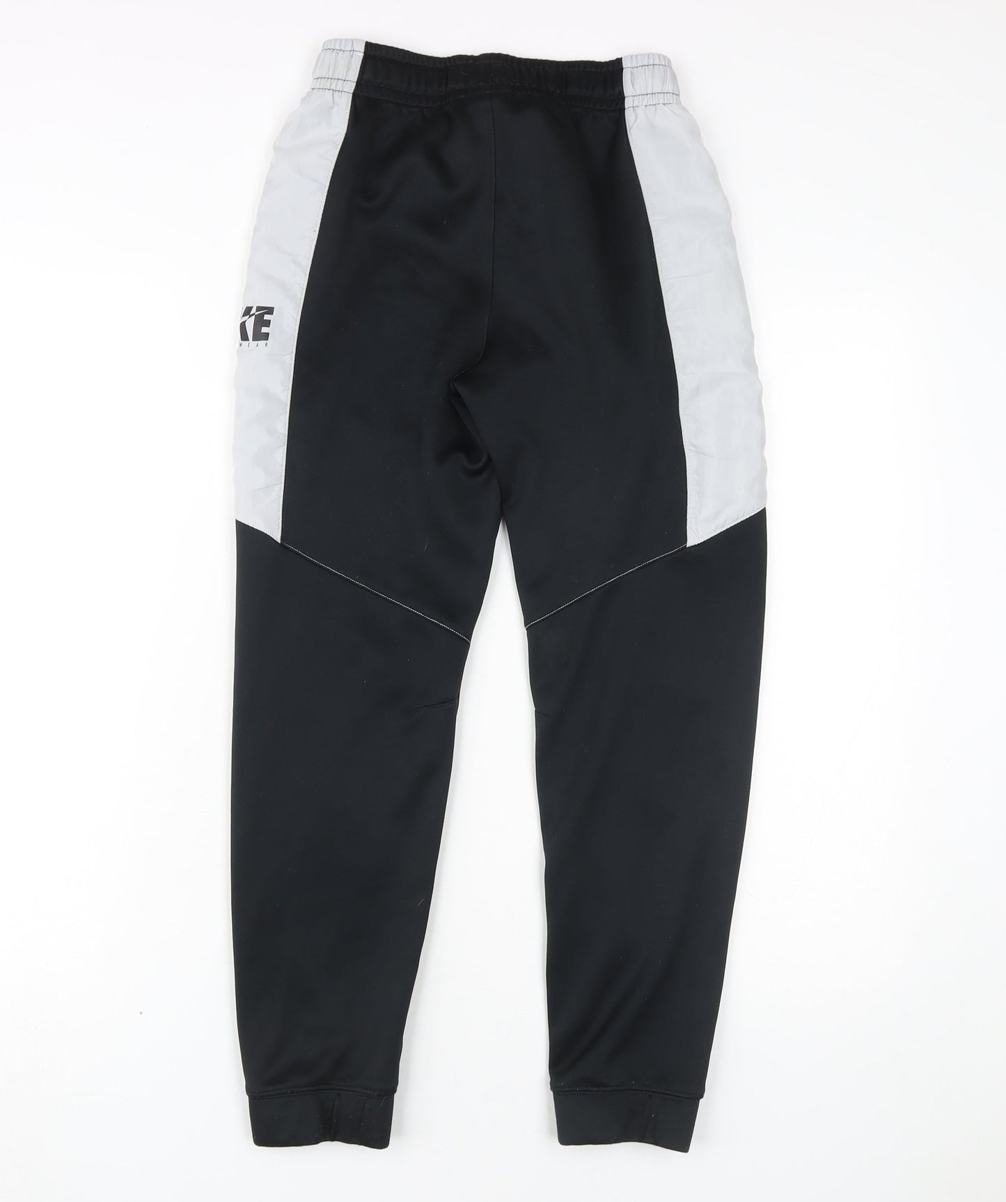 Nike Boys Black Jogger Trousers - Size L, Elastic Waist, Pockets