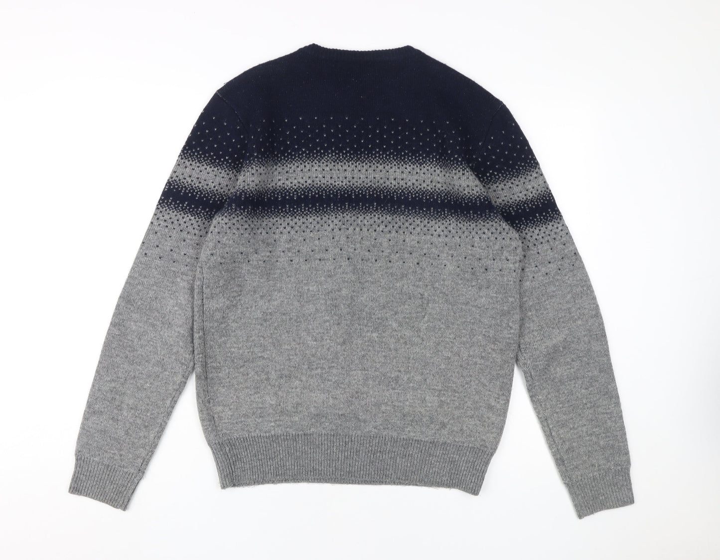 Crew Clothing Company Men's Grey S Pullover Jumper