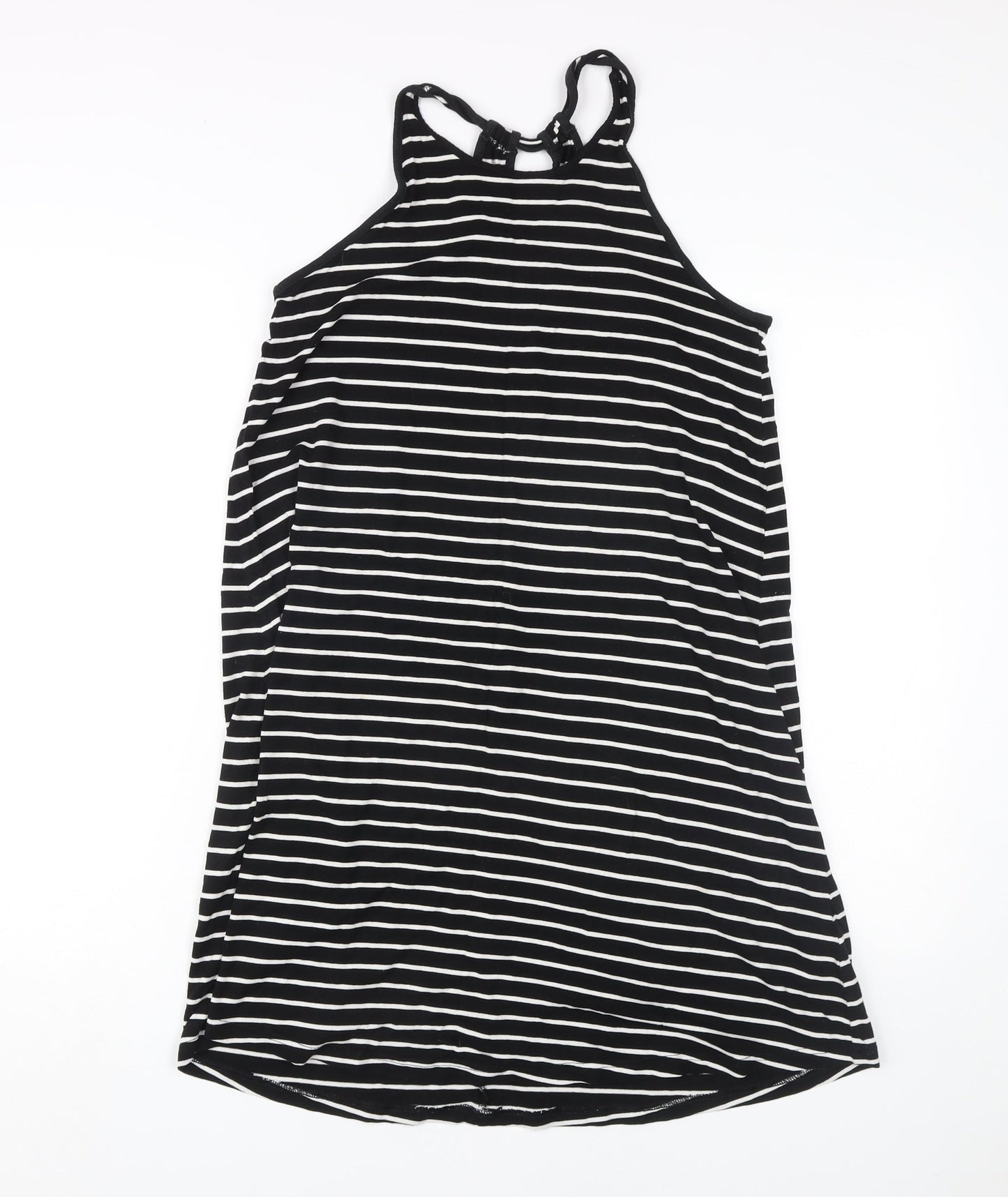 GAP Women's Black Striped Tank Dress, Size S