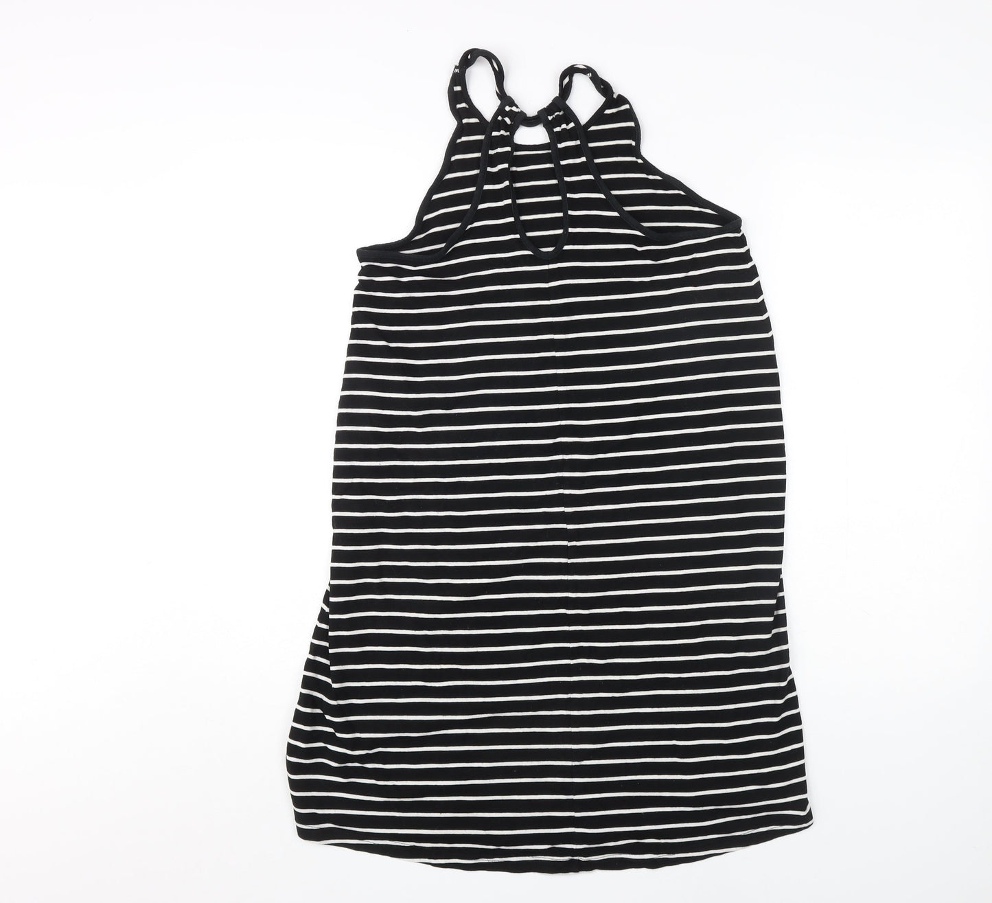 GAP Women's Black Striped Tank Dress, Size S