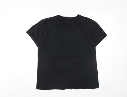 Mens UK Size M Champion Black  T-Shirt