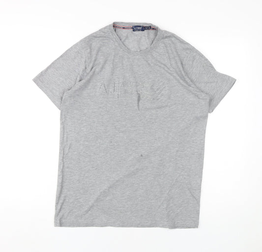 Mens UK Size M Armani Jeans Grey  T-Shirt