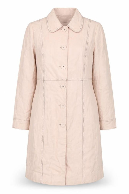 Womens UK Size 12 NEXT Beige Overcoat