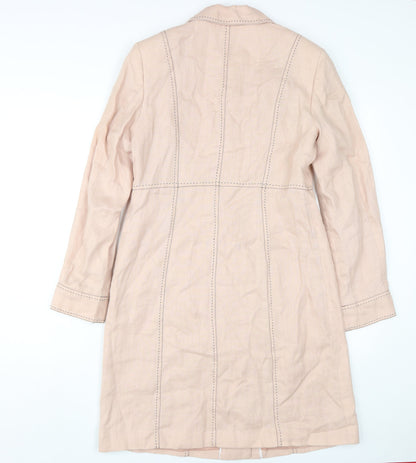 Womens UK Size 12 NEXT Beige Overcoat