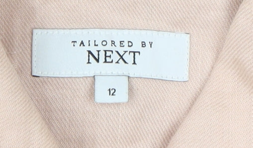 Womens UK Size 12 NEXT Beige Overcoat