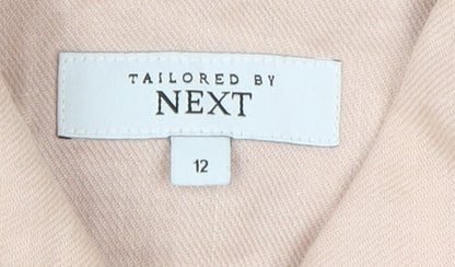 Womens UK Size 12 NEXT Beige Overcoat